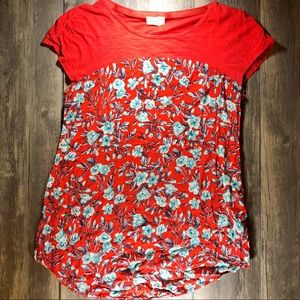 Anthropologie Meadow Rue Jewel Neck Top